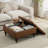 Daania 31.5'' Wide Upholstered Square Tufted Storage Ottoman-668732075