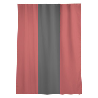 Stripes Sheer Rod Pocket Single Curtain Panel