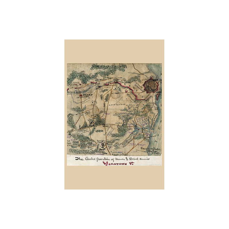 « siege of yorktown #2 », impression, H 66 po x l 44 po