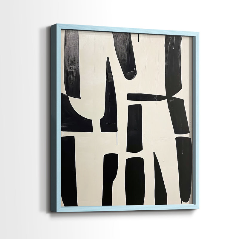 Série ABSTRACT DCLxxxvii - reproduction encadrée de qualité supérieure - prête à être accrochée - aucun clou requis