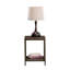 Table d'appoint, finition brune