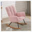 Chaise berçante rembourrée avec dossier haut Comfy-978874045