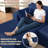Boneless 124" Cloud Sectional Couch,Modern U-Shaped Boneless Couch with Deep Seat,Comfy Corduroy 4-Seater Sofa,Memory Foam Sofa for Living Room,No Assembly Required-775397154