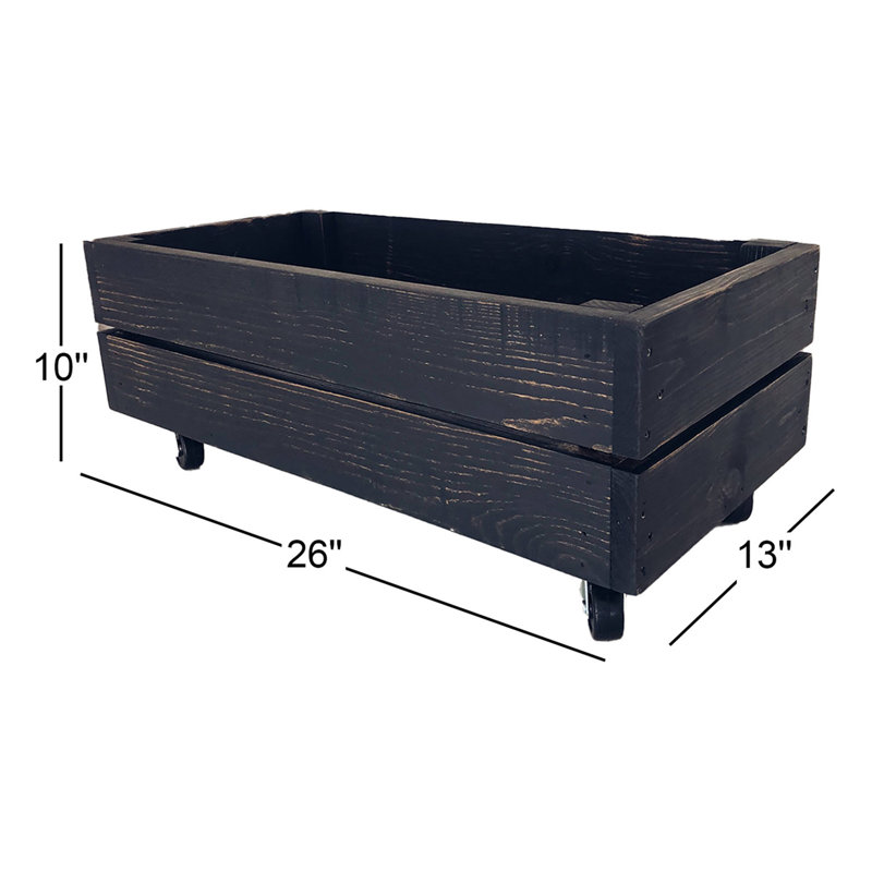 Caisse de rangement en bois