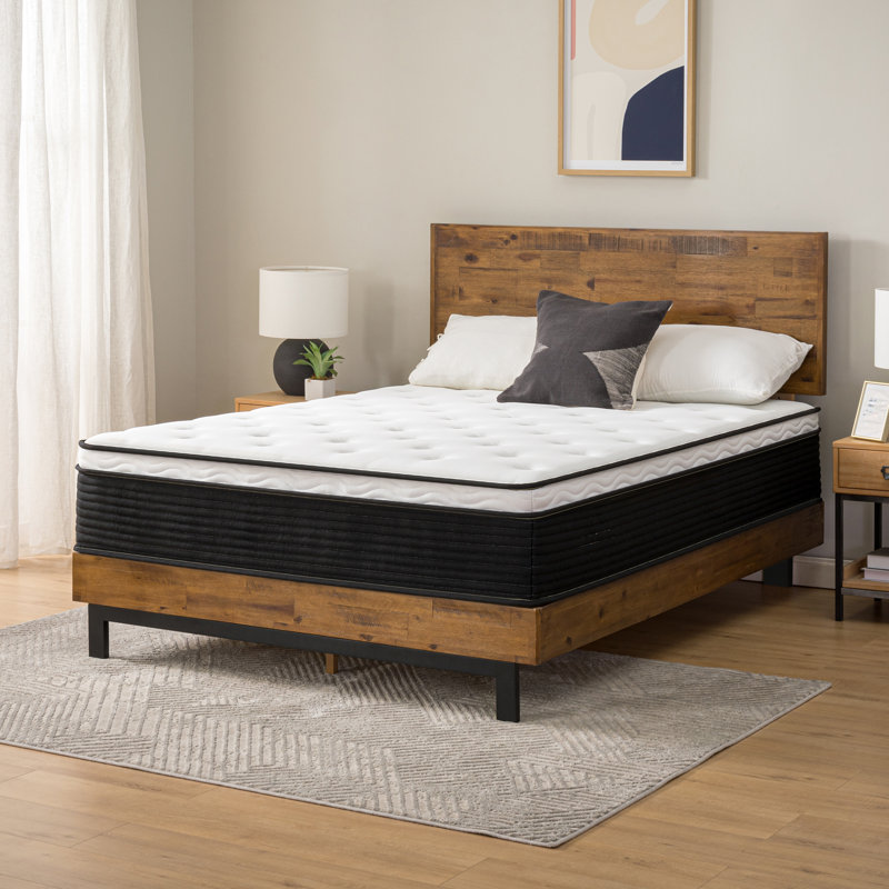 Matelas à ressorts mi-ferme 13 po Zinus, Très grand lit
