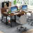 Jenacia Metal Base Computer Desk-503899559