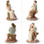 Figurine de couple, sculpture de couple romantique peint à la main ensemble, cadeau de statue d'amour pour mariage, anniversaire, Saint-Valentin, anniversaire
