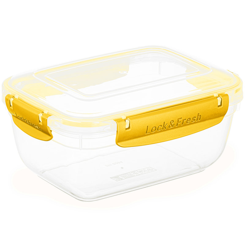 Doolam 48oz. Food Storage Container, Yellow