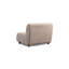 Élégant canapé 3 places, couleur crème, 135,8 x 35,4 x 29,5 pouces | Structure durable en bois et en bois aggloméré, tissu 100% polyester, rembourrage en mousse à 28 couches de mousse | Pieds en bois de 2,8 po peints à la main et nettoyables à sec | Parfait pour le salon et les espaces familiaux