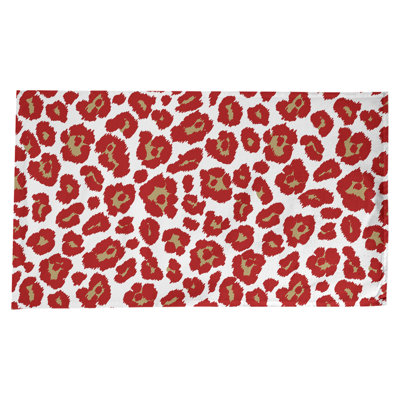 Football Luxury Plaid Animal Print Cotton Blend Square Tablecloth