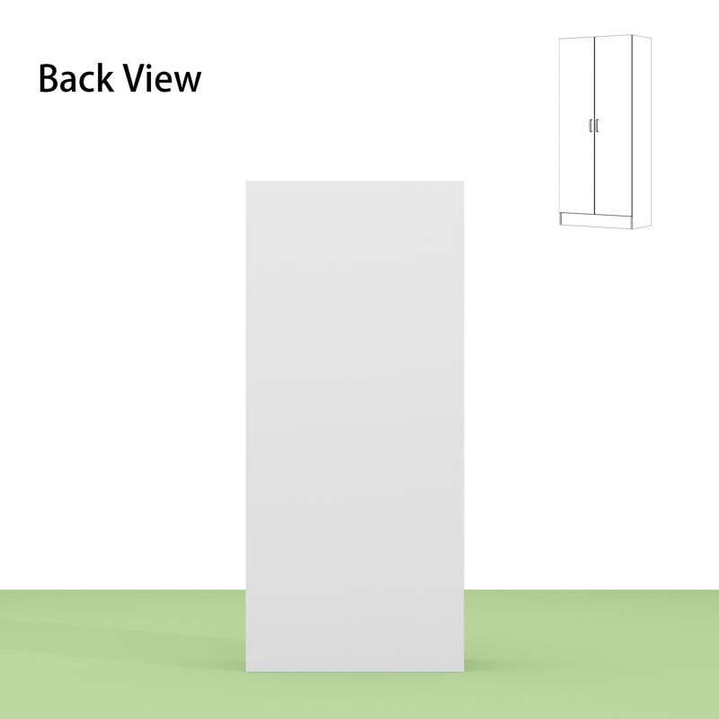 White Wardrobe For Compact Homes