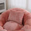 Fauteuil à billes rond avec repose-pieds-1828414011