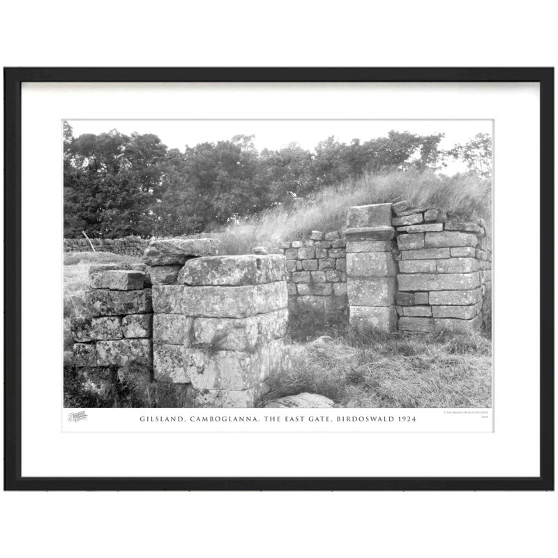 Gilsland, Camboglanna, The East Gate, Birdoswald 1924 - Single Picture Frame Print, 45cm H x 60cm W x 2.3cm D