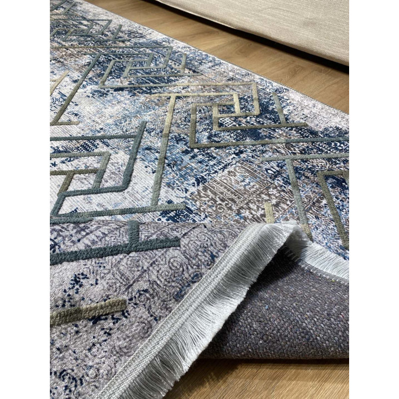 Tapis Lashia avec envers antidérapant, Rectangle 2 pi 7 po x 3 pi 11 po