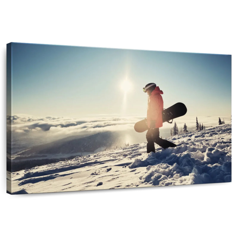Snowboarder amateur Sireci, H 16 po x l 24 po