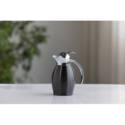 Desserte à bouton-poussoir 2,5 tasses en acier inoxydable