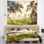 Tapisserie de belle plantation de palmier en hawaii landscape-28487335