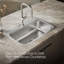 Verse 33" L x 22" W Top Mount Single Bowl Kitchen Sink-404887981