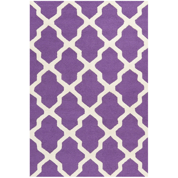 Darbonne Geometric Wool Hand Woven Area Rug