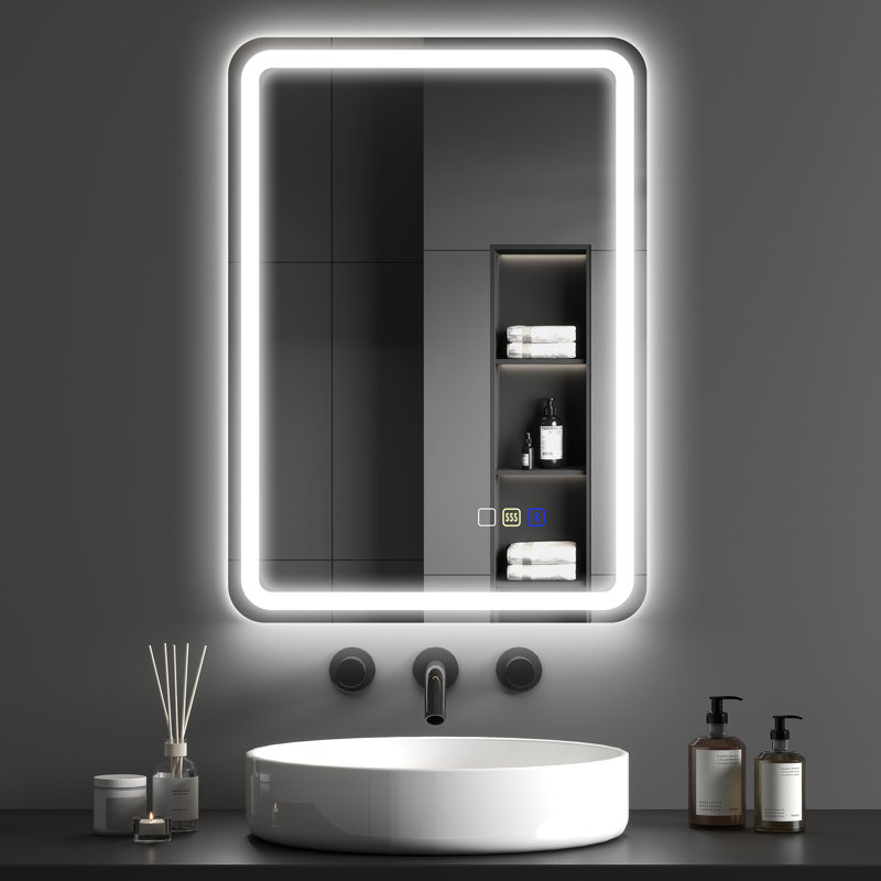 Rectangle Wall Mirror, 50 cm H x 70 cm W, Vertical