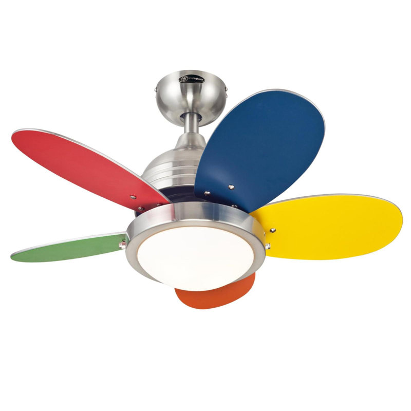 30'' Ceiling Fan with LED Lights, LED