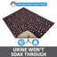 Tapis de litière original pour chat, contient le désordre de la boîte, protège les planchers, résistant à l'urine, lavable à la machine, doux pour les pattes de chat, absorbant, imperméable (20 po x 28 po) (Paw Path brun clair) (fabriqué aux États-Unis)-59751445