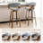 Tavar Upholstered Faux Leather Bar Stool-2070517368-2052157481