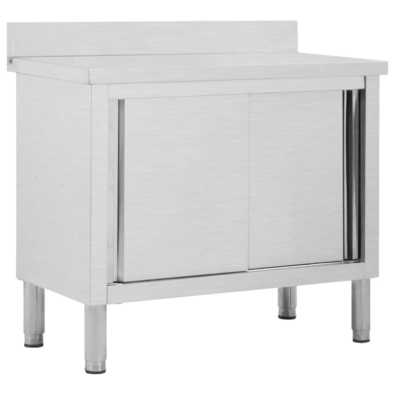 Biram Metal Kitchen Island