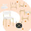 Chaise d'appoint Villines Boucle-88587163-88587164