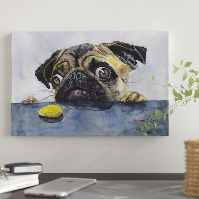 Carlin et biscuit, reproduction sur toile