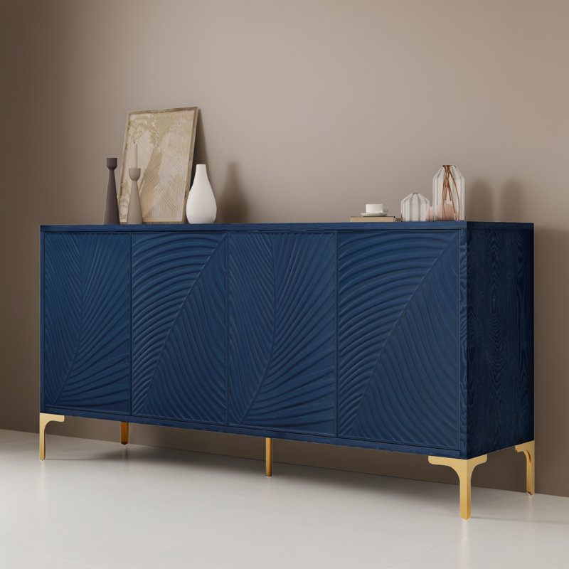 Console 59,86 po, Bleu clair