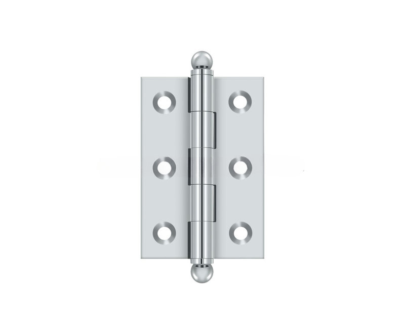 10'' x 10'' Solid Brass Traditional Hinge, Unlacquered Brass, 2.5" H x 2" W