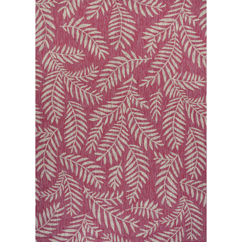 Tapis fuchsia / gris clair Hesperus Nevis, Rectangle 3 pi 1 po x 5 pi