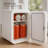 OVENTE Mini Fridge, 4L Capacity Fits 6 Can Beverages, Portable Personal Refrigerator and Small Cooler for Skin Care, Cosmetics or Food, Ideal for Bedroom, Home Office, Dorm and Car, White RF04W