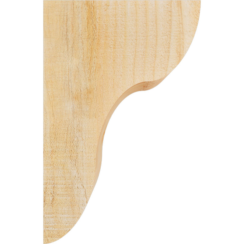 Corbeau Carmel, H 12 po x l 4 po x P 8 po, Sapin de Douglas, Sciage brut
