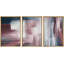 " Pastel Pink Blue Paint Stroke Blur Collage Abstract Shapes Illustrations Modern Art Decor " 3 - Pieces-98696562-98696561