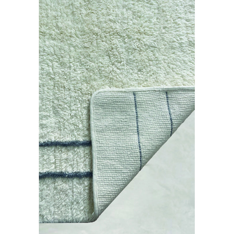 Soft Cotton Bathmat Set (2 Pieces), Ecru Color, 23.6 x 39.4 inches & 19.7 x 23.6 inches | 100% Natural Cotton, Machine Washable, Quick-Drying | Ideal for Bathroom Comfort & Style, Durable & Easy Care