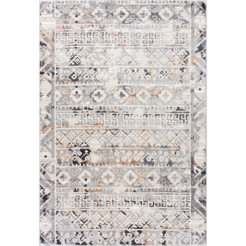 Tapis gris Krysten, Rectangle 7 pi 9 po x 10 pi 2 po