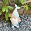 Statue de gnome de jardin en forme de queue de sirène avec panneau «Welcome to the Beach» Exhart, 5 x 4 x 8,5 po
