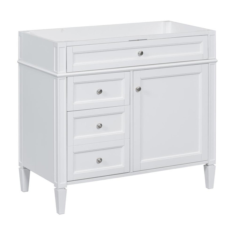 Bathroom Vanity Without Sink (White)
