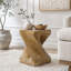 Table d'appoint à texture de bois-118202710