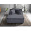 Méridienne intérieure de 66 pouces, canapé-lit surdimensionné avec coussin, coussin de lit en fausse fourrure de luxe, fauteuil de lecture avec accoudoirs, canapé de salon en nuage, aucun assemblage requis