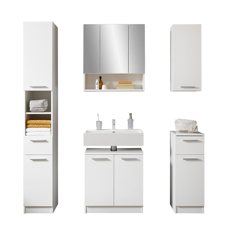 Mila Bathroom Storage Furniture Set