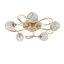 Coven Glass Semi Flush Mount-35306738