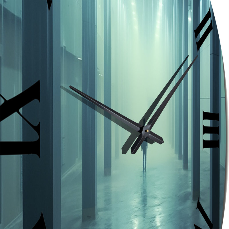Wondering Through The Blue Woods Wall Clock, Extra Large