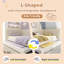 Upholstered Daybed with Trundle Bed