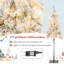 Lighted Artificial Pine Christmas Tree