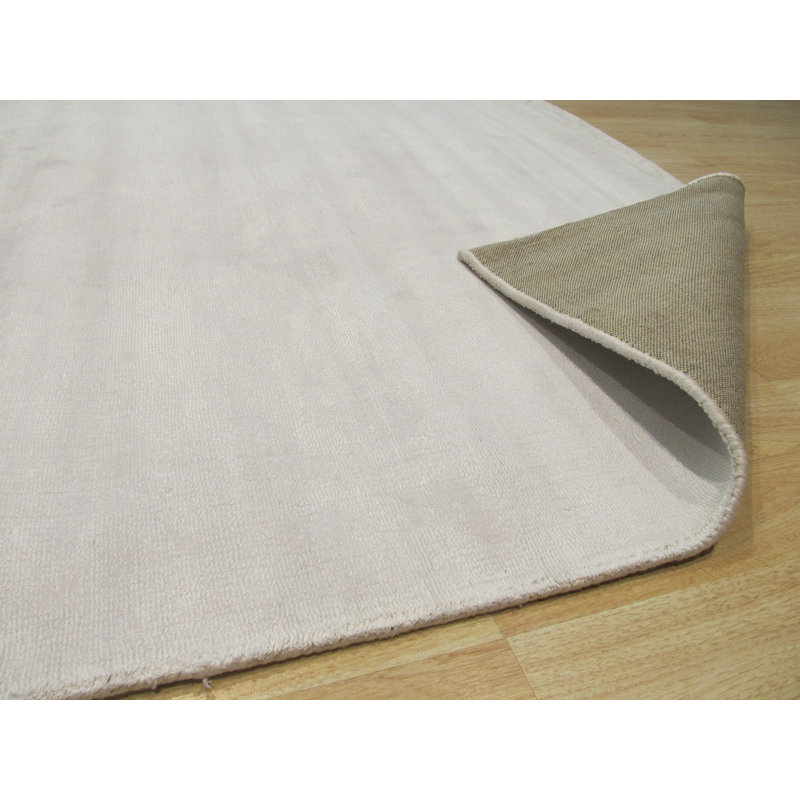 Tapis bleu touffeté à la main Maya, Rectangle 5 pi x 8 pi