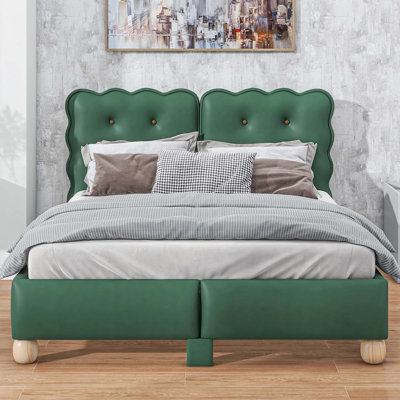 Lit plateforme tapissier Angelise