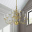 Lustre à niveaux 20 lumières de style bougie Benedetto-1432044582